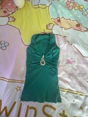 Sky Teal Sleeveless Tank Top